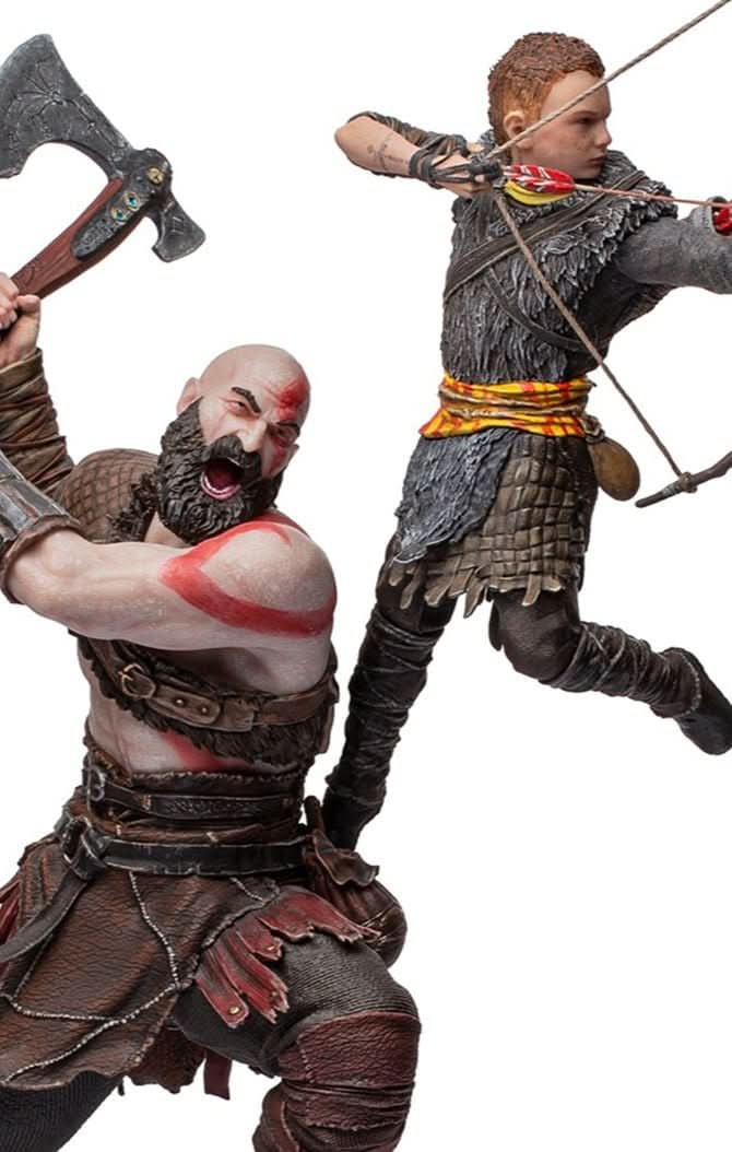 Statue Kratos and Atreus - God of War - BDS Art Scale 1/10