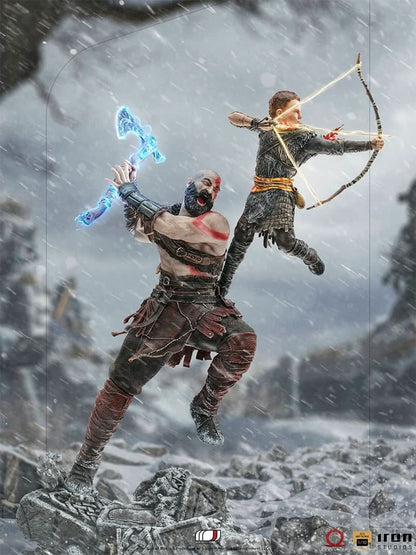 Statue Kratos and Atreus - God of War - BDS Art Scale 1/10