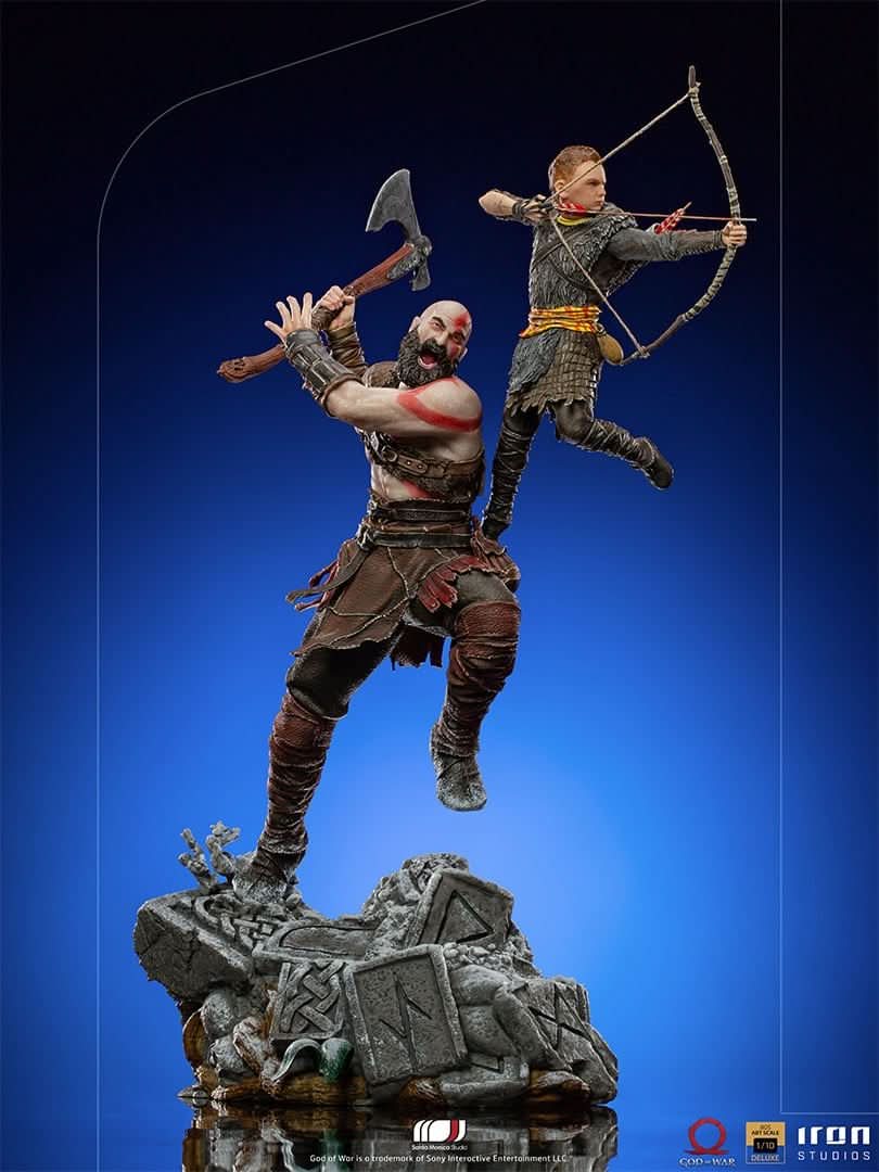 Statue Kratos and Atreus - God of War - BDS Art Scale 1/10