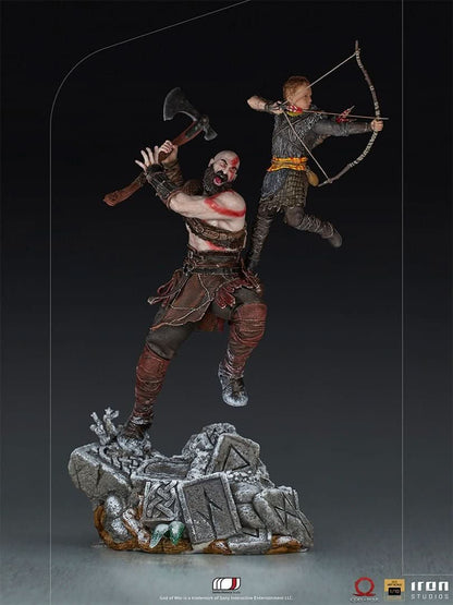 Statue Kratos and Atreus - God of War - BDS Art Scale 1/10