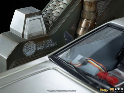 Statue Delorean Full Set Deluxe - Back to the Future II - Art Scale 1/10