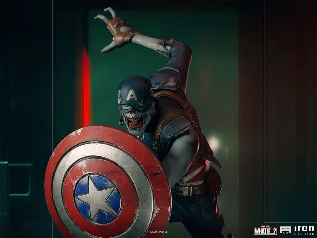 Statue Captain America Zombie - What If...? - Art Scale 1/10 - Spider-Man
