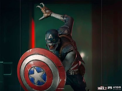 Statue Captain America Zombie - What If...? - Art Scale 1/10 - Spider-Man