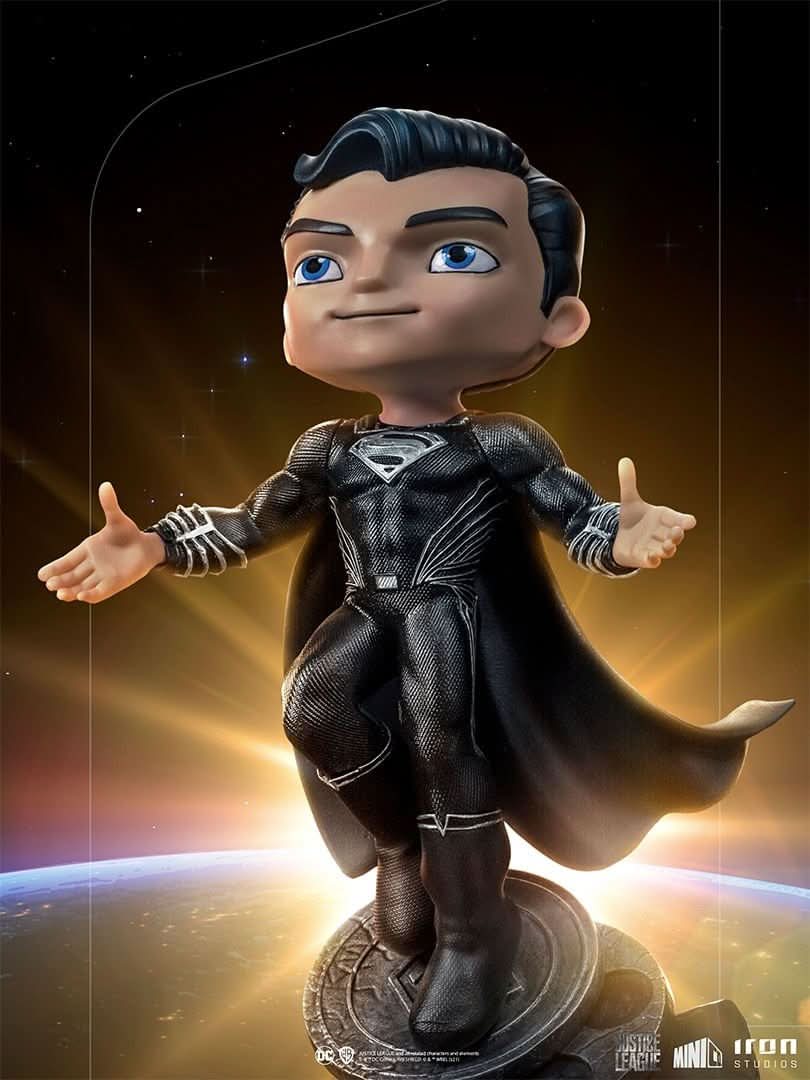 Figurine Superman Black Suit - Zack Snyder's Justice League - Mini Co.