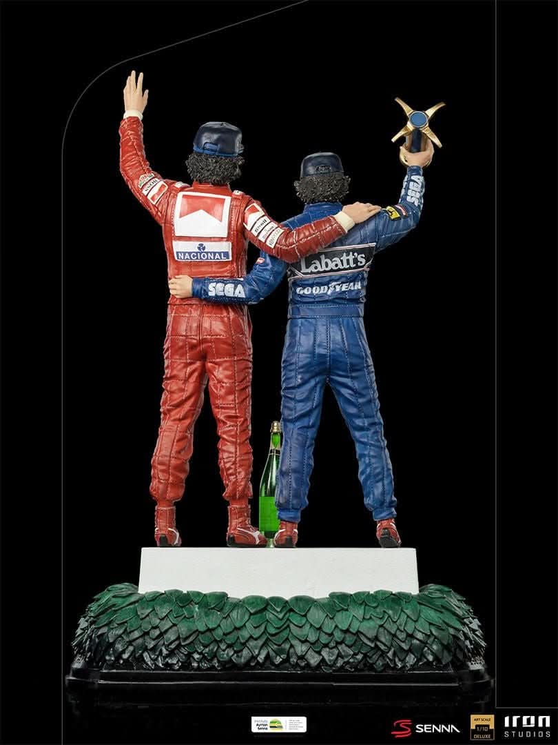 Statue Ayrton Senna and Alain Prost - The Last Podium - Art Scale 1/10