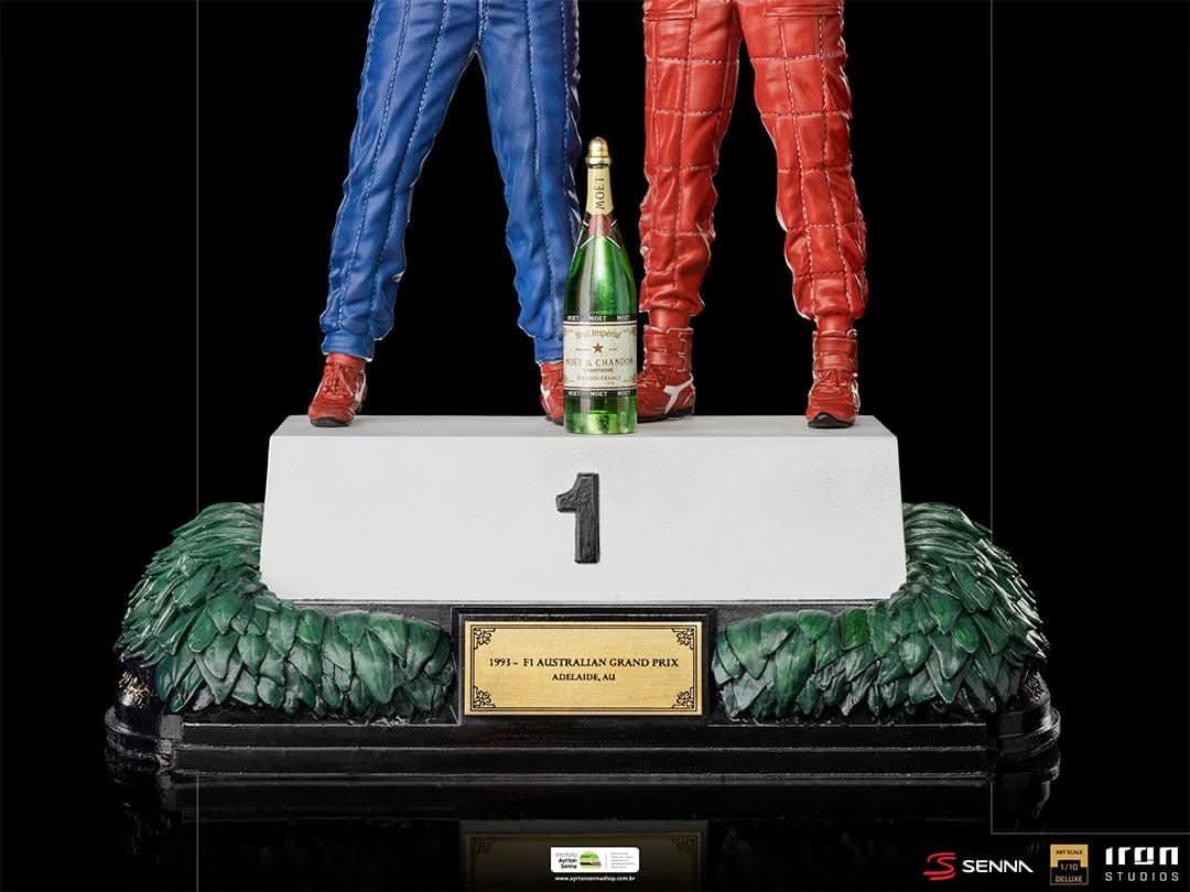 Statue Ayrton Senna and Alain Prost - The Last Podium - Art Scale 1/10