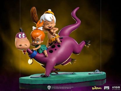 Statue Dino, Pebbles and Bamm-Bamm - The Flintstones - Art Scale 1/10