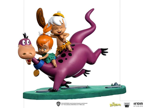 Statue Dino, Pebbles and Bamm-Bamm - The Flintstones - Art Scale 1/10