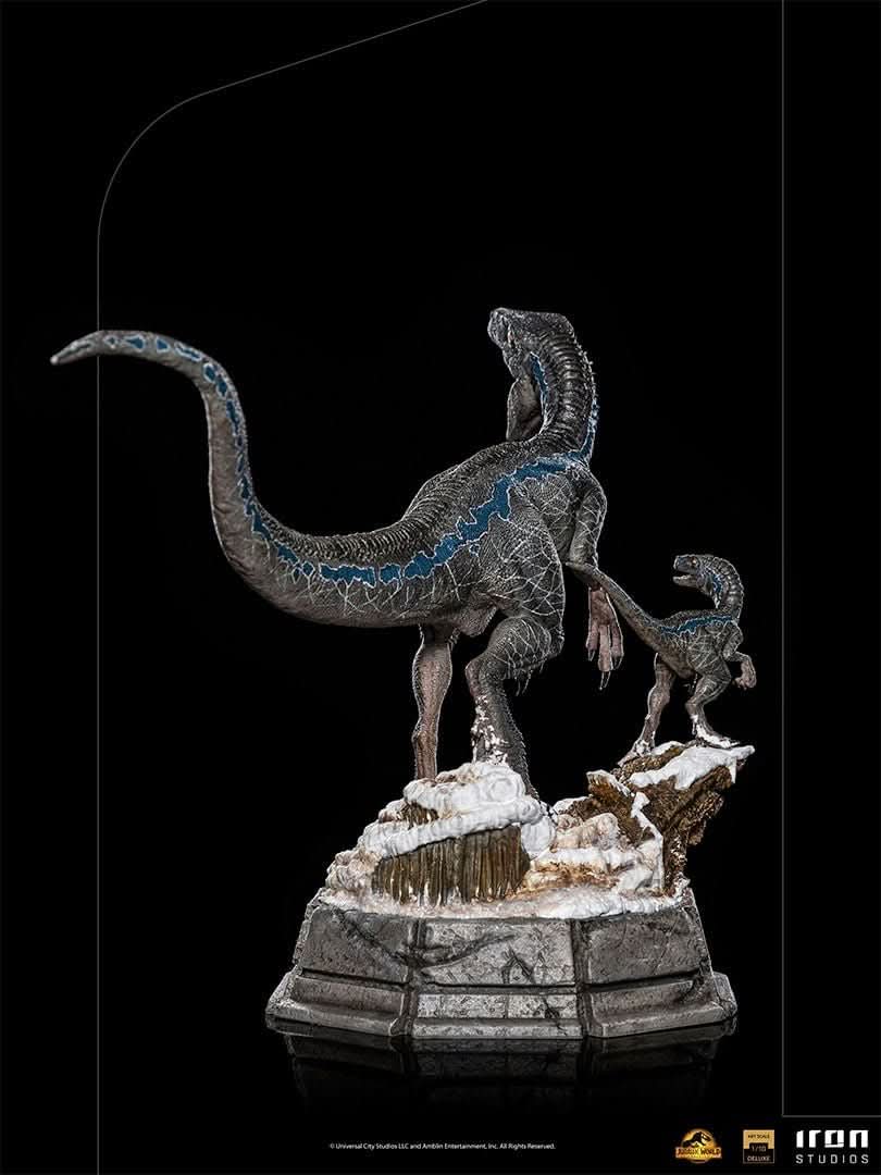Statue Blue and Beta Deluxe - Jurassic World: Dominion - Art Scale 1/10