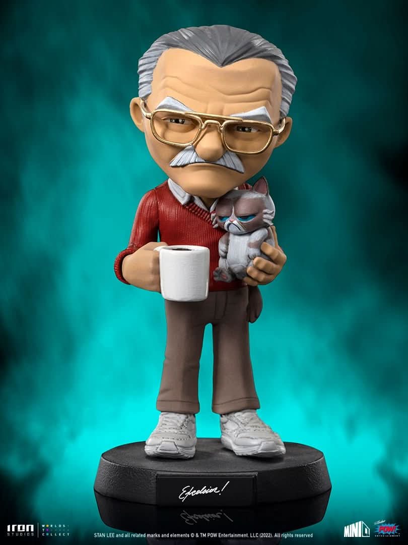 Figurine Stan Lee with Grumpy Cat - Pow - Mini Co. - Spider-Man