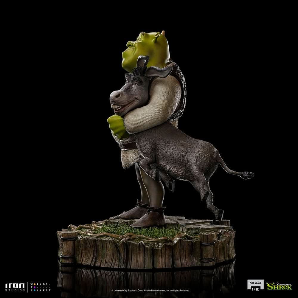 Statue Shrek, Donkey and The Gingerbread Man - Shrek - Art Scale 1/10