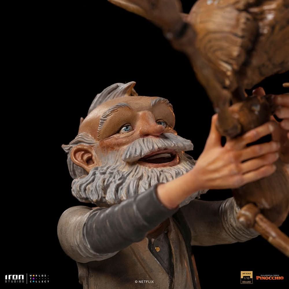 Statue Geppetto & Pinocchio Deluxe (Signed Version) - Pinocchio - Art Scale 1/10