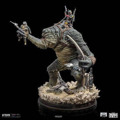 Statue Boba Fett and Rancor - Star Wars: The Book of Boba Fett - Demi Art Scale 1/20