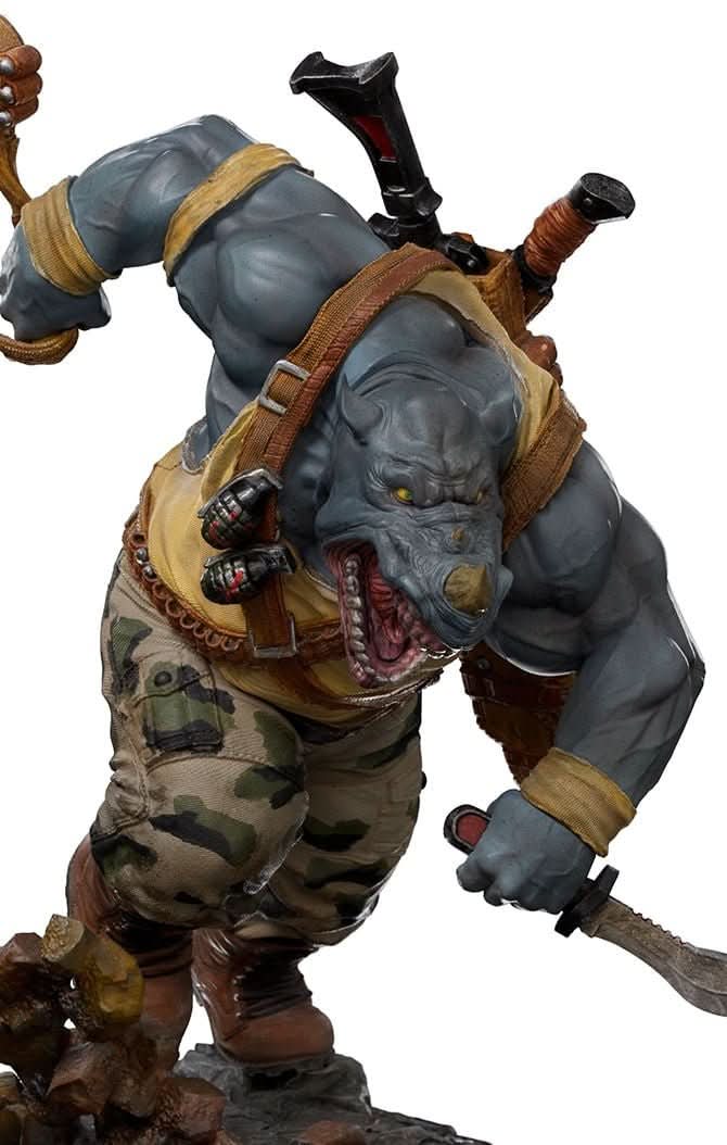 Rocksteady Statue - Teenage Mutant Ninja Turtles - BDS Art Scale 1/10
