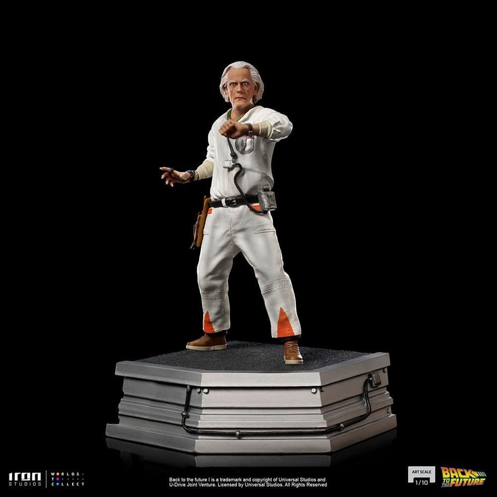 ドク・ブラウン スタチュー - バック・トゥ・ザ・フューチャー - アートスケール 1/10