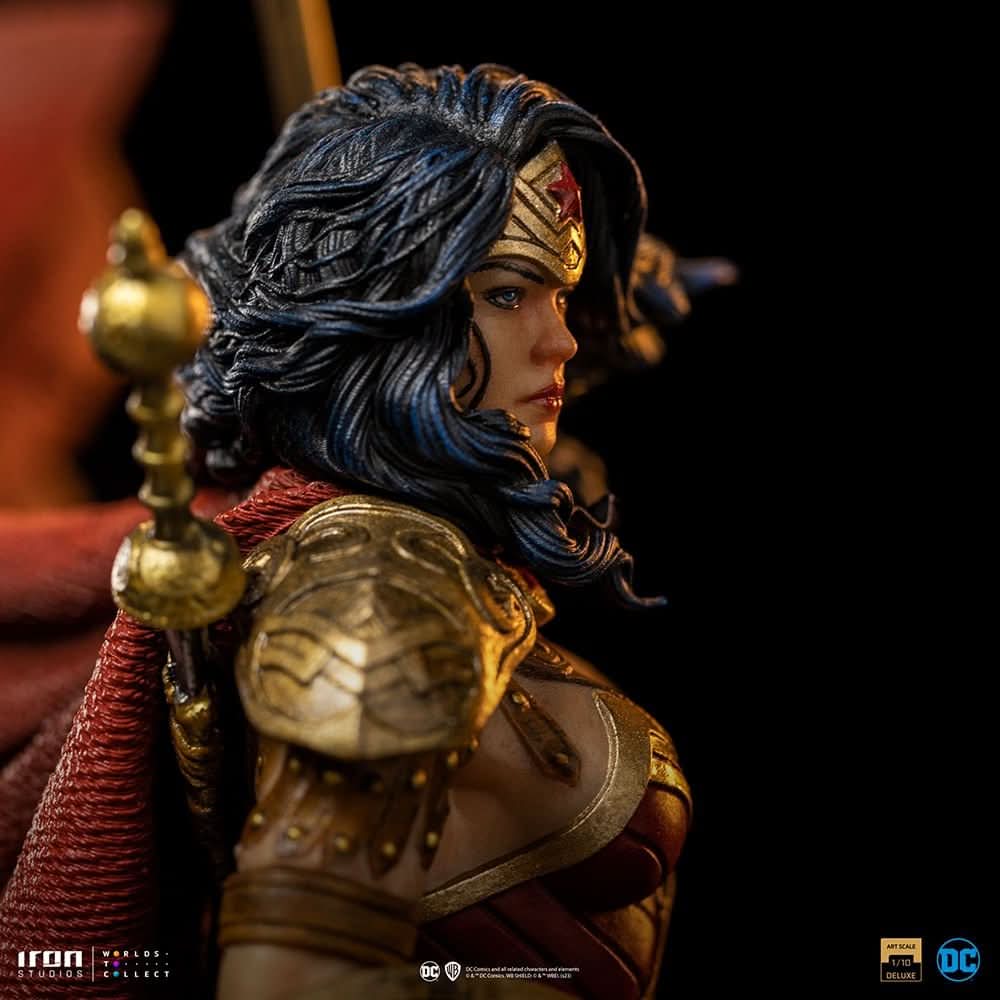 スタチュー ワンダーウーマン・アンリーシュド - DCコミックス - アートスケール 1/10 - アイアン・スタジオ