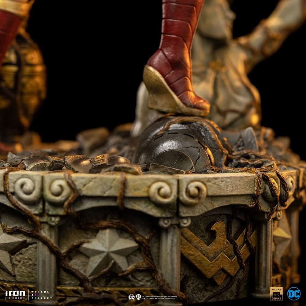 スタチュー ワンダーウーマン・アンリーシュド - DCコミックス - アートスケール 1/10 - アイアン・スタジオ