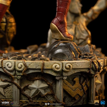 スタチュー ワンダーウーマン・アンリーシュド - DCコミックス - アートスケール 1/10 - アイアン・スタジオ