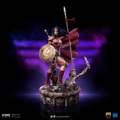 スタチュー ワンダーウーマン・アンリーシュド - DCコミックス - アートスケール 1/10 - アイアン・スタジオ