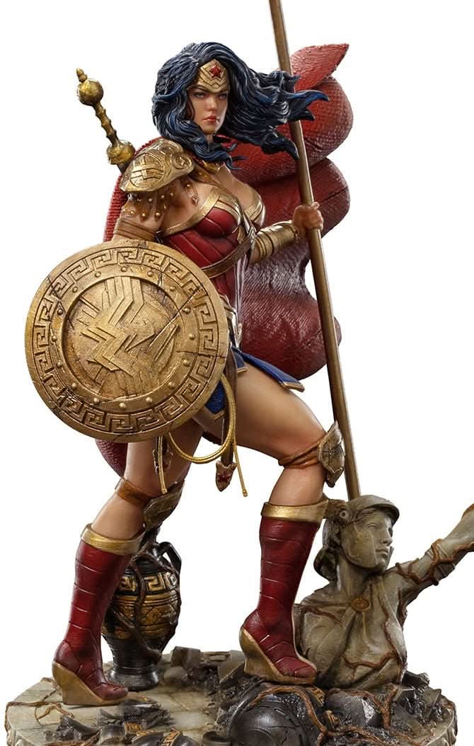 スタチュー ワンダーウーマン・アンリーシュド - DCコミックス - アートスケール 1/10 - アイアン・スタジオ