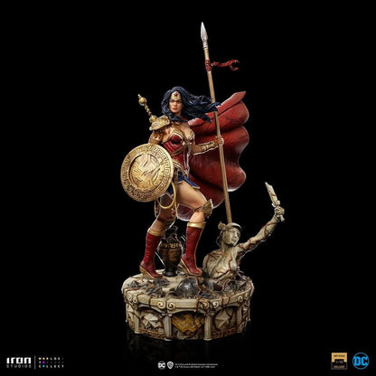 スタチュー ワンダーウーマン・アンリーシュド - DCコミックス - アートスケール 1/10 - アイアン・スタジオ