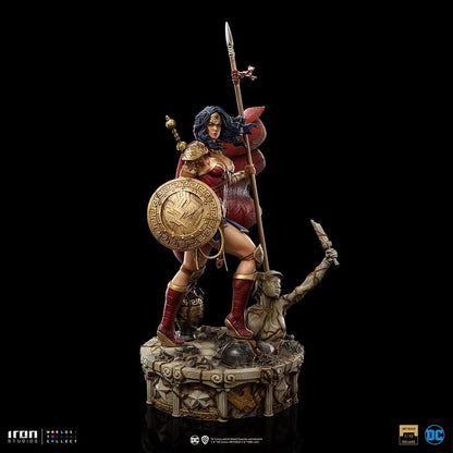 スタチュー ワンダーウーマン・アンリーシュド - DCコミックス - アートスケール 1/10 - アイアン・スタジオ