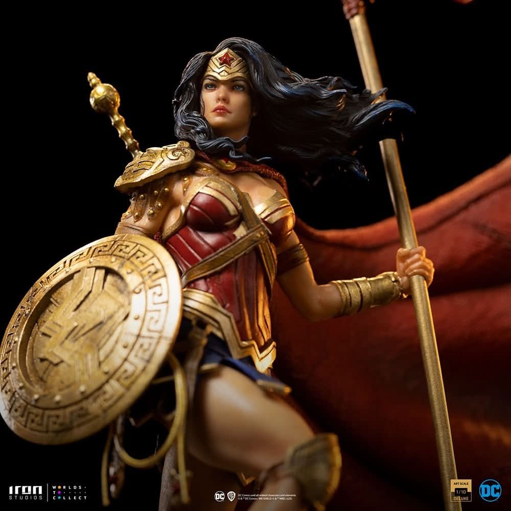 スタチュー ワンダーウーマン・アンリーシュド - DCコミックス - アートスケール 1/10 - アイアン・スタジオ