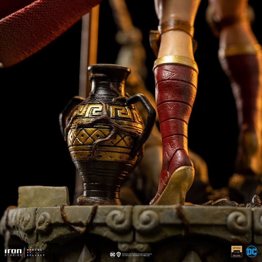 スタチュー ワンダーウーマン・アンリーシュド - DCコミックス - アートスケール 1/10 - アイアン・スタジオ