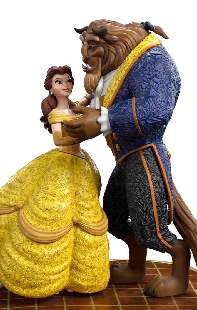 Statue Beauty and The Beast - Disney 100th - Beauty and The Beast - Art Scale 1/10 - Disney Classics
