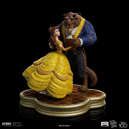 Statue Beauty and The Beast - Disney 100th - Beauty and The Beast - Art Scale 1/10 - Disney Classics