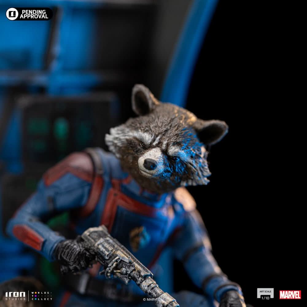 Statue Rocket Raccoon - Guardians of the Galaxy 3 - Art Scale 1/10
