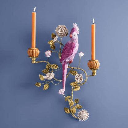 Applique Parrot, arancione/rosa