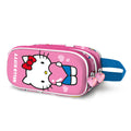Trousse 3D Double Hello Kitty « Heart »