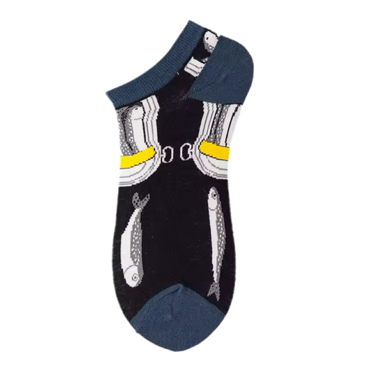 chaussettes courtes sardines