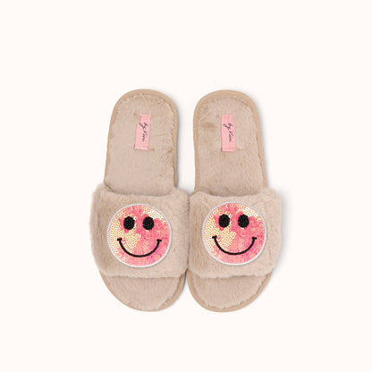 Paire de broches pour Chaussons - Smiley Rose