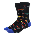 Calcetines negros para señuelos de pesca