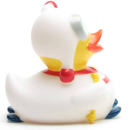 Mono blanco de esquiador de pato