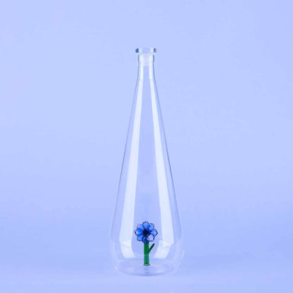 Bottiglia, Giglio Botanico, 1,0 L, bianco, vetro