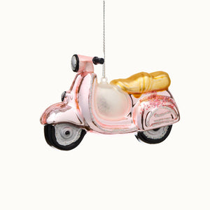 Décoration à suspendre Scooter Retro Rose