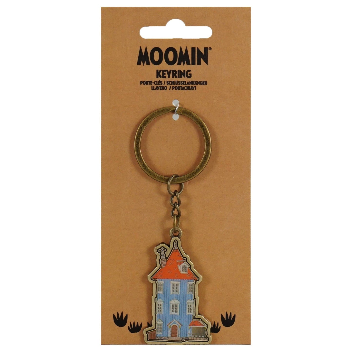 Portachiavi in ​​metallo - Moomin (Casa)