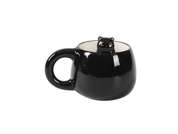 Mug avec Figurine Chat noir