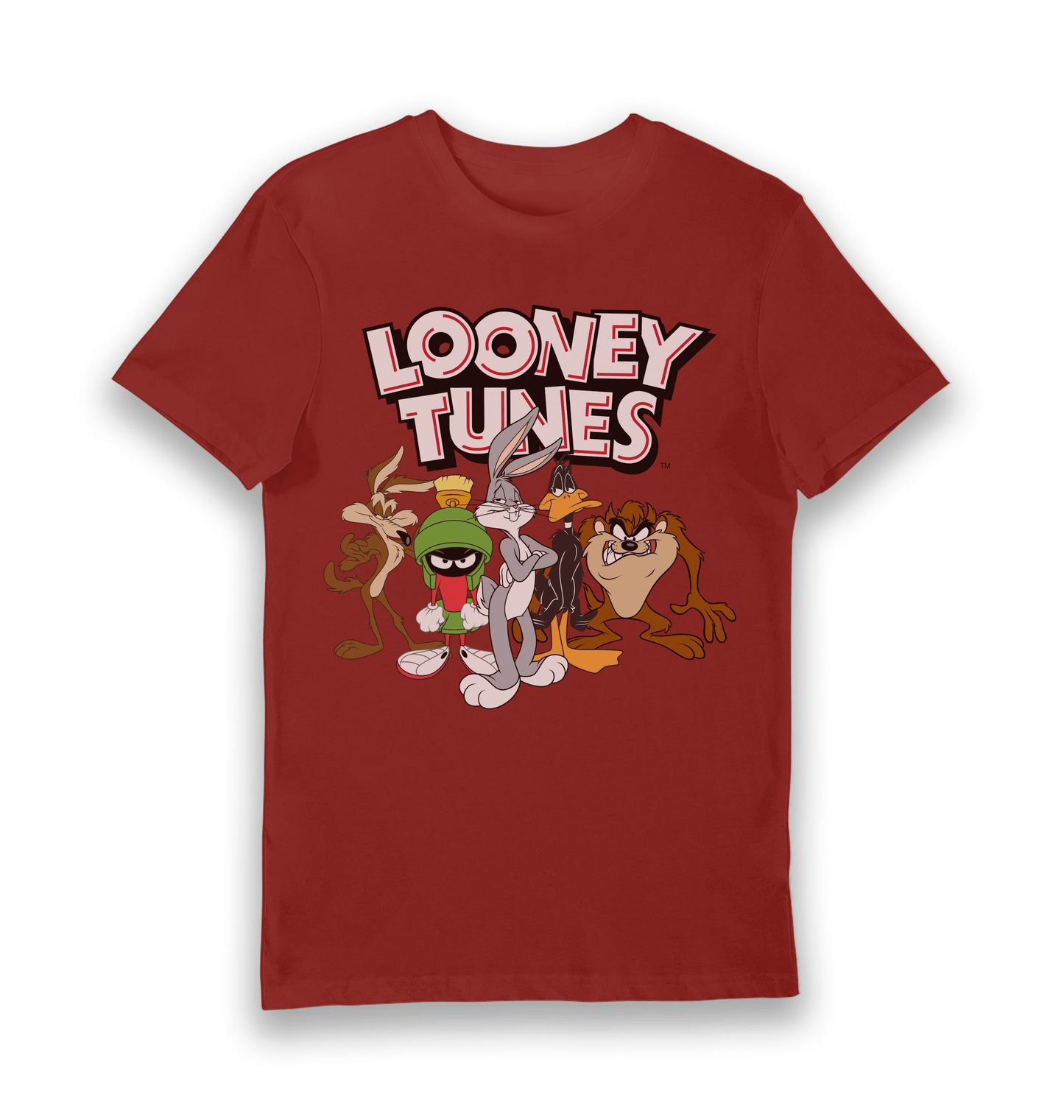 T-shirt Looney Tunes groupe avec logo
