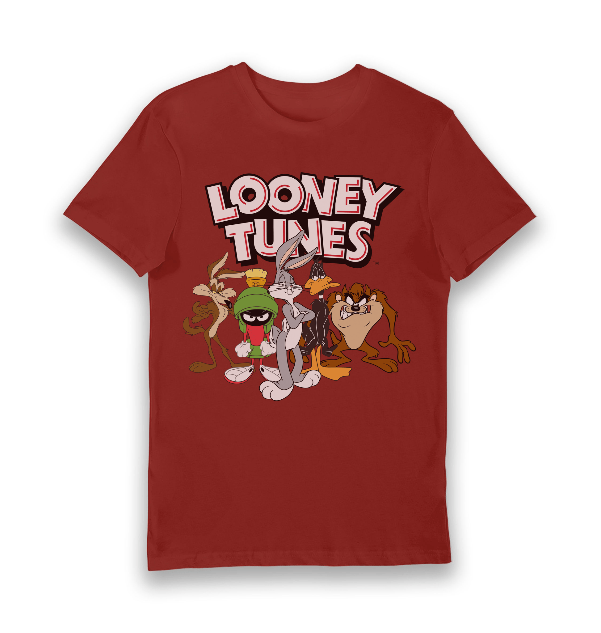 T-shirt Looney Tunes groupe avec logo