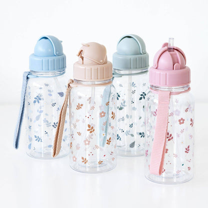 Plastic Bottle Leaves Color Blue