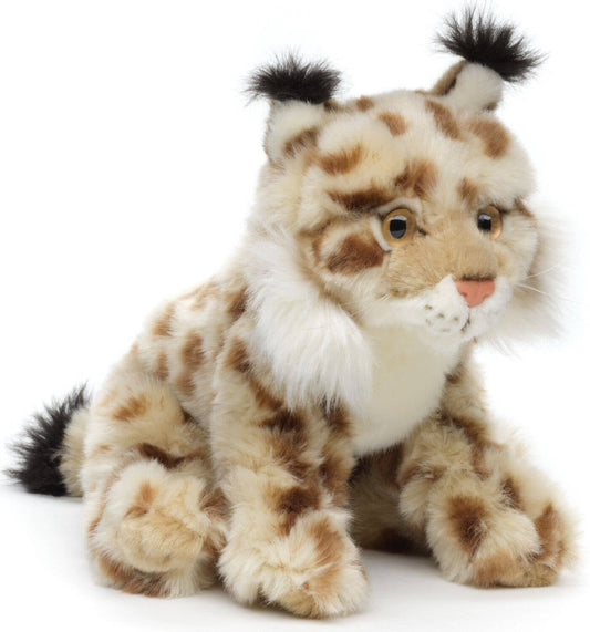 Lince de peluche, sentado