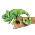 Kameleon vingerpoppetje