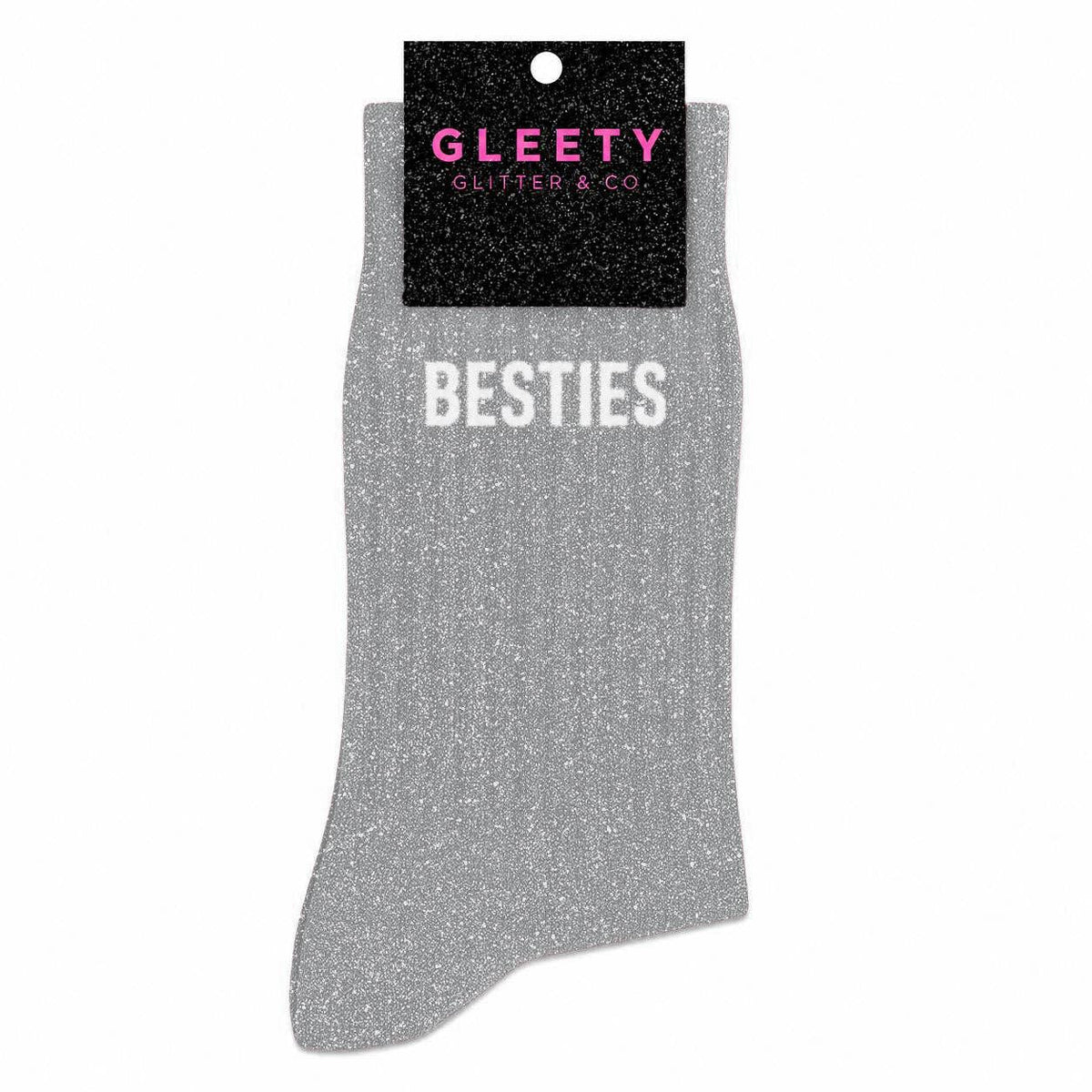 Chaussettes à Paillettes Besties Argent