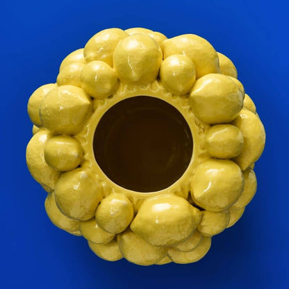 Yellow Lemon Vase