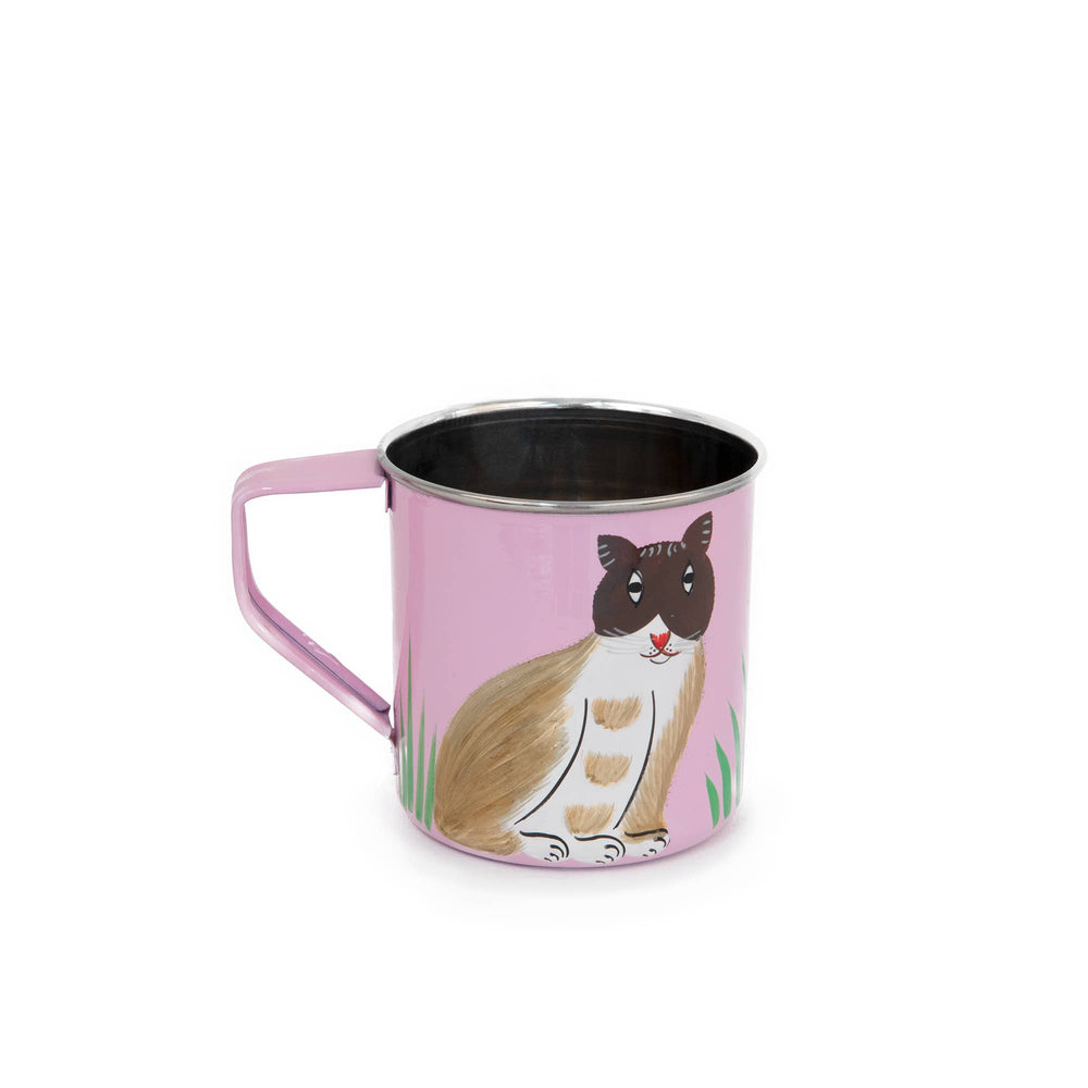 Conjunto de 3 canecas com estampa de gatos