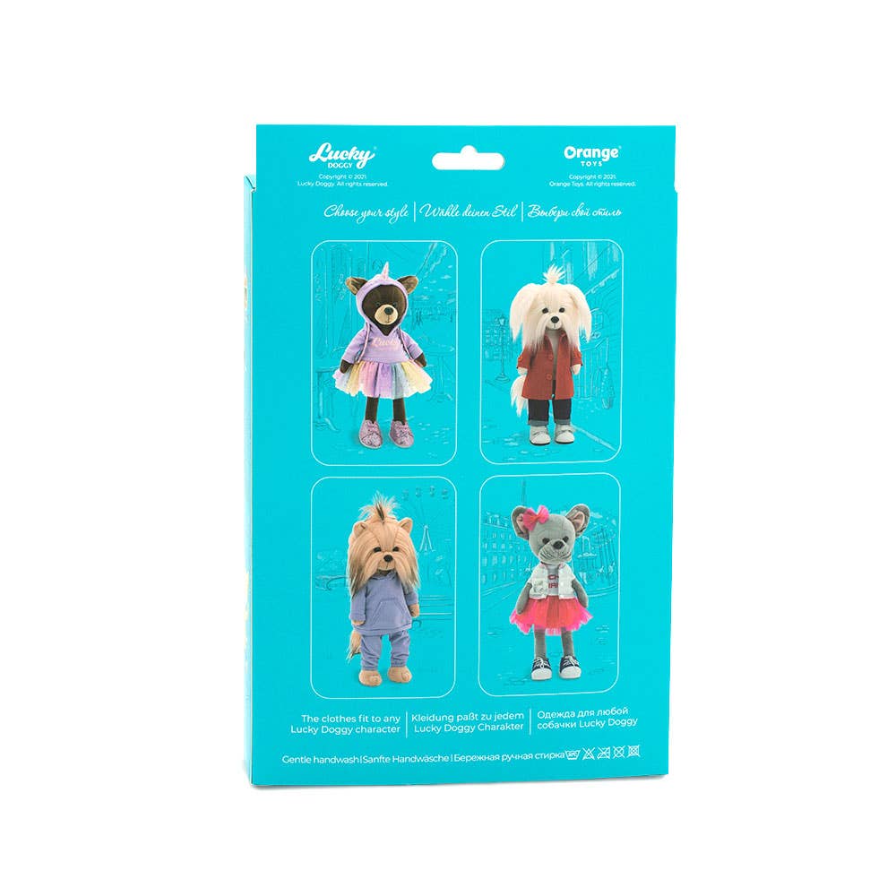 Pluche kledingset: urban stijl